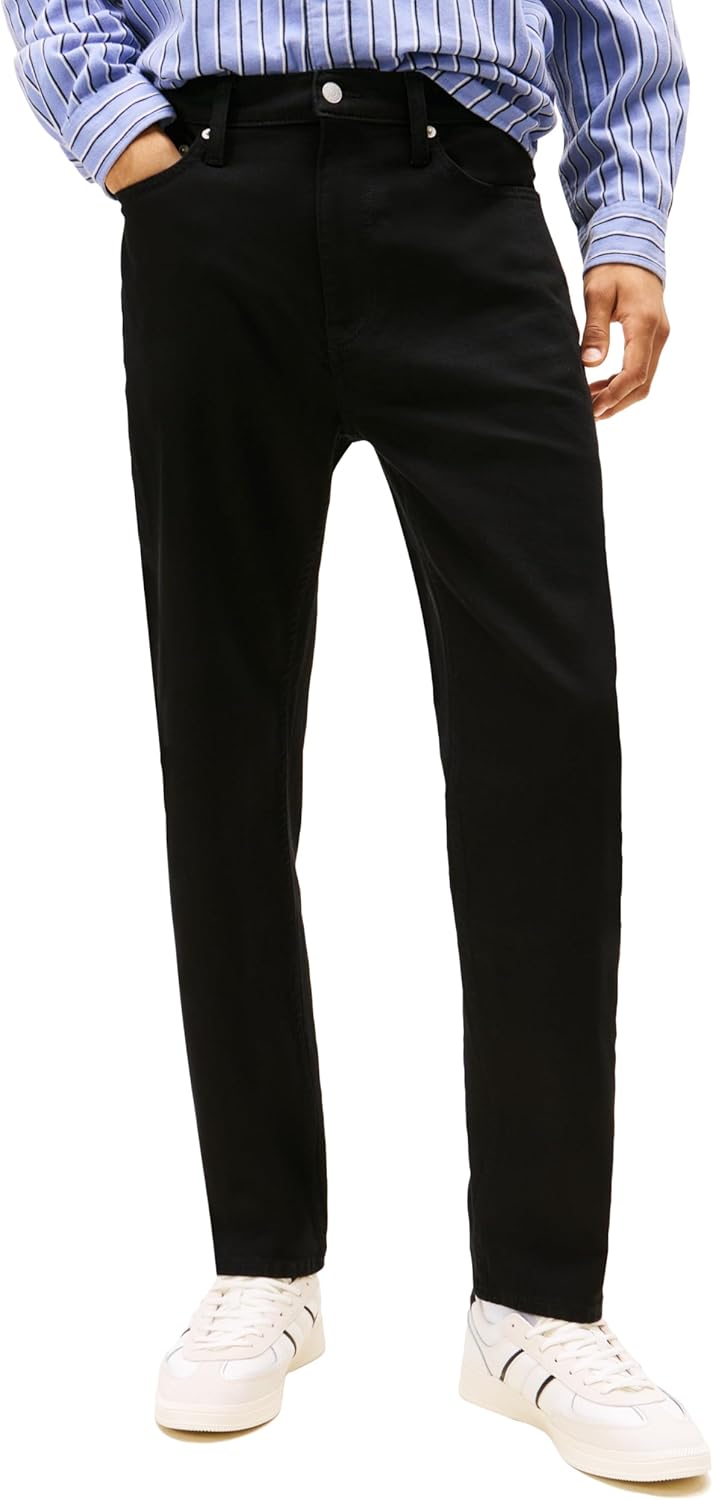 Tommy Jeans Mens Regular Tapered Stretch Jeans