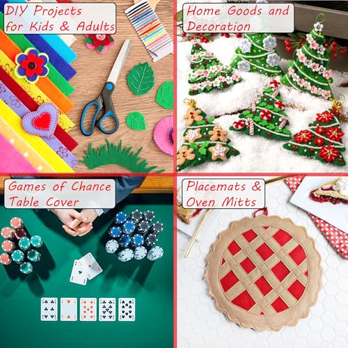 Image of Barcelonetta | Felt Fabric | 36 inchX 36 inchSquare | 1.6mm Thick | Acrylic & Soft | Felt by The Yard | Felt for DIY Crafts, Projects, Sewing (Turquoise, 36 inchX 36 inch)