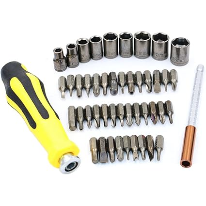 47 Pcs Multi-Purpose Sleeve Screwdriver Combination of Drive Socket Tool Set