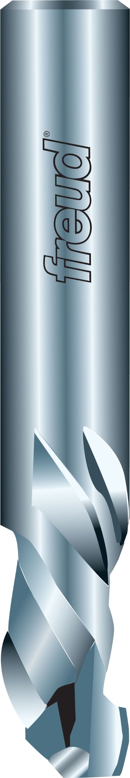 Freud 77-109: 1/2" (dia.) Single Compression Bit with 1/2" shank, 3-1/2" overall length