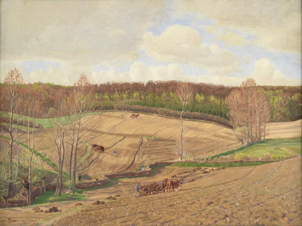 At Springtime (1900-1901) 32x24 UnFramed Art Print Poster Ready for Framing by Fritz Syberg