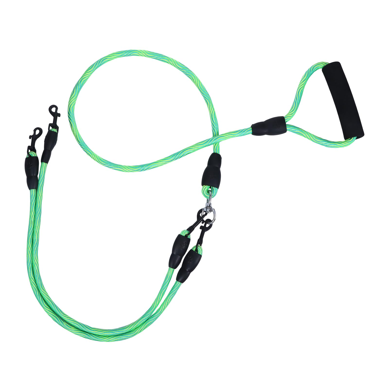 1 Pack Double Dog Lead, Double Ended Lead for Dogs Dog Leads for Small Puppies for Walking 2 Dogs No Tangle