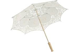 Toyvian Fashionable Lacy Parasols for the Graceful Woman