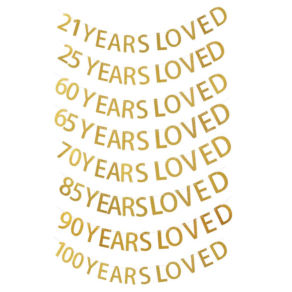 Bannière à Paillettes Dorées 60 Never Look So Good ... - Tumblr