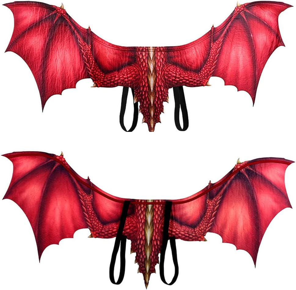 Alodidae Dragon Wings Mask Costume Devil Wing Adult Bat Wings for Halloween Party Cosplay - Image 5