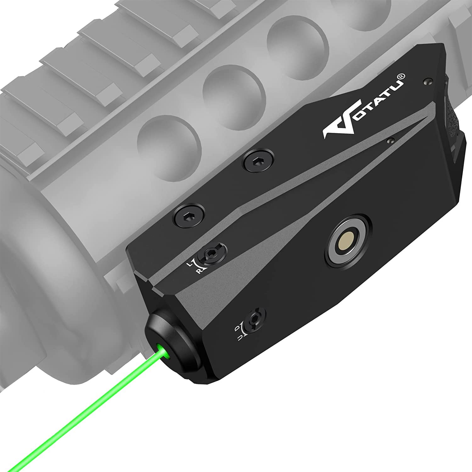 Sponsored Ad - Votatu P4L-G Picatinny Laser Sight for Rifle, Tactical Green Laser Beam with Strobe Function, USB Magnetic Rechargeable