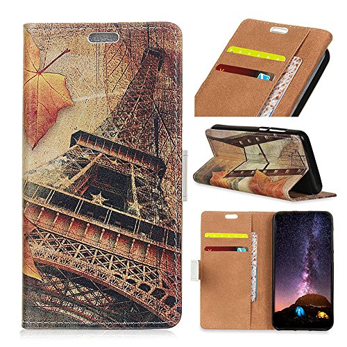 Custodia® 3D Relief Painting Flip Billetera Funda para HTC Desire 12s (Patrón 2)