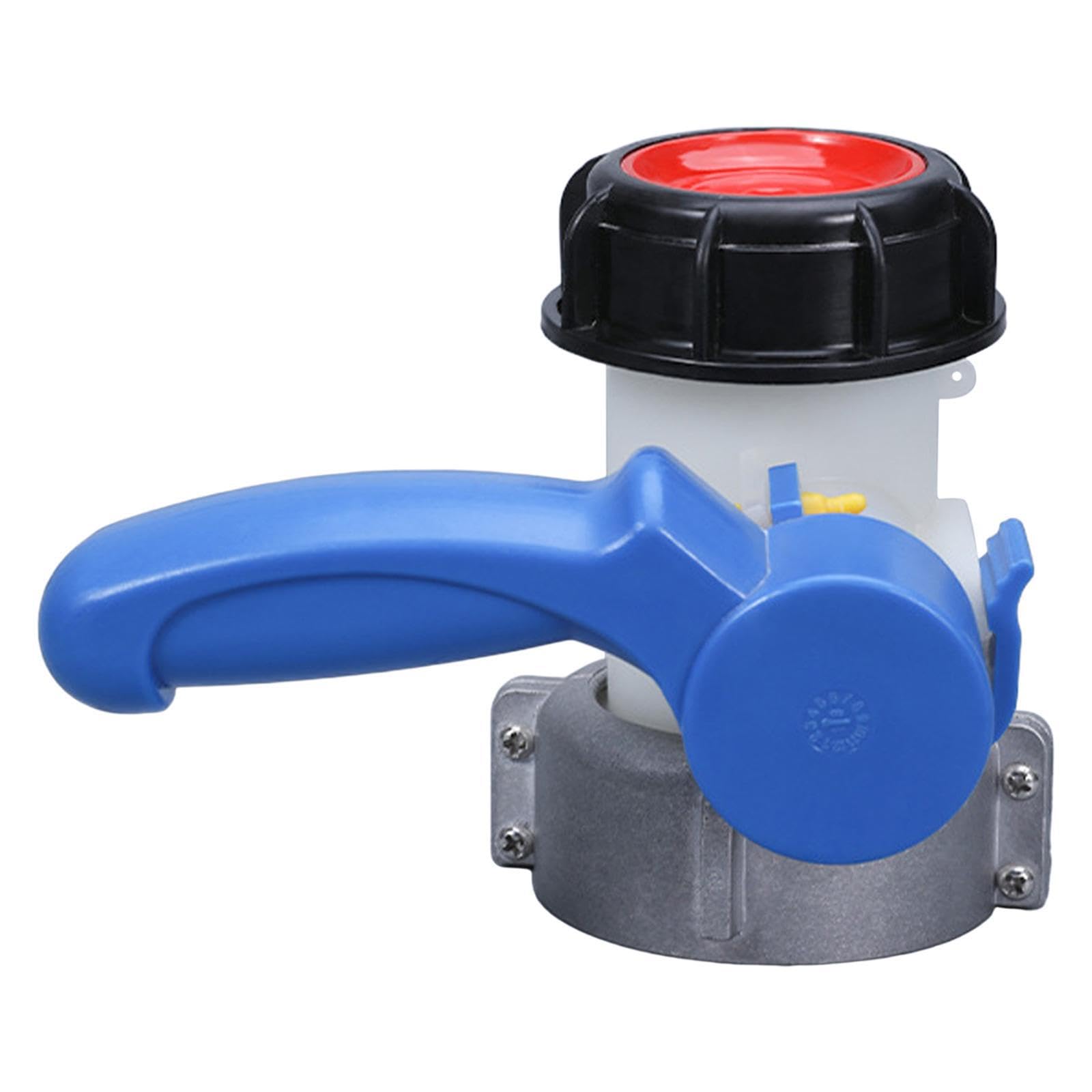 Vanne Papillon IBC 1000 L offrant Un contrôle Durable des fûts de Stockage de liquides et résistante à la Corrosion. Convient pour aux vannes d'irrigation Jardin et pour aux milieux