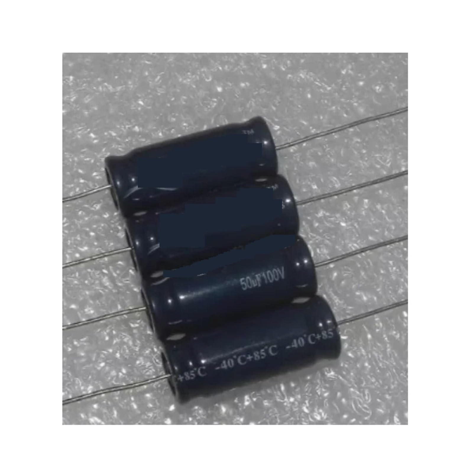 Condensateur axial 100V 50uF pour remplacer les composants usés