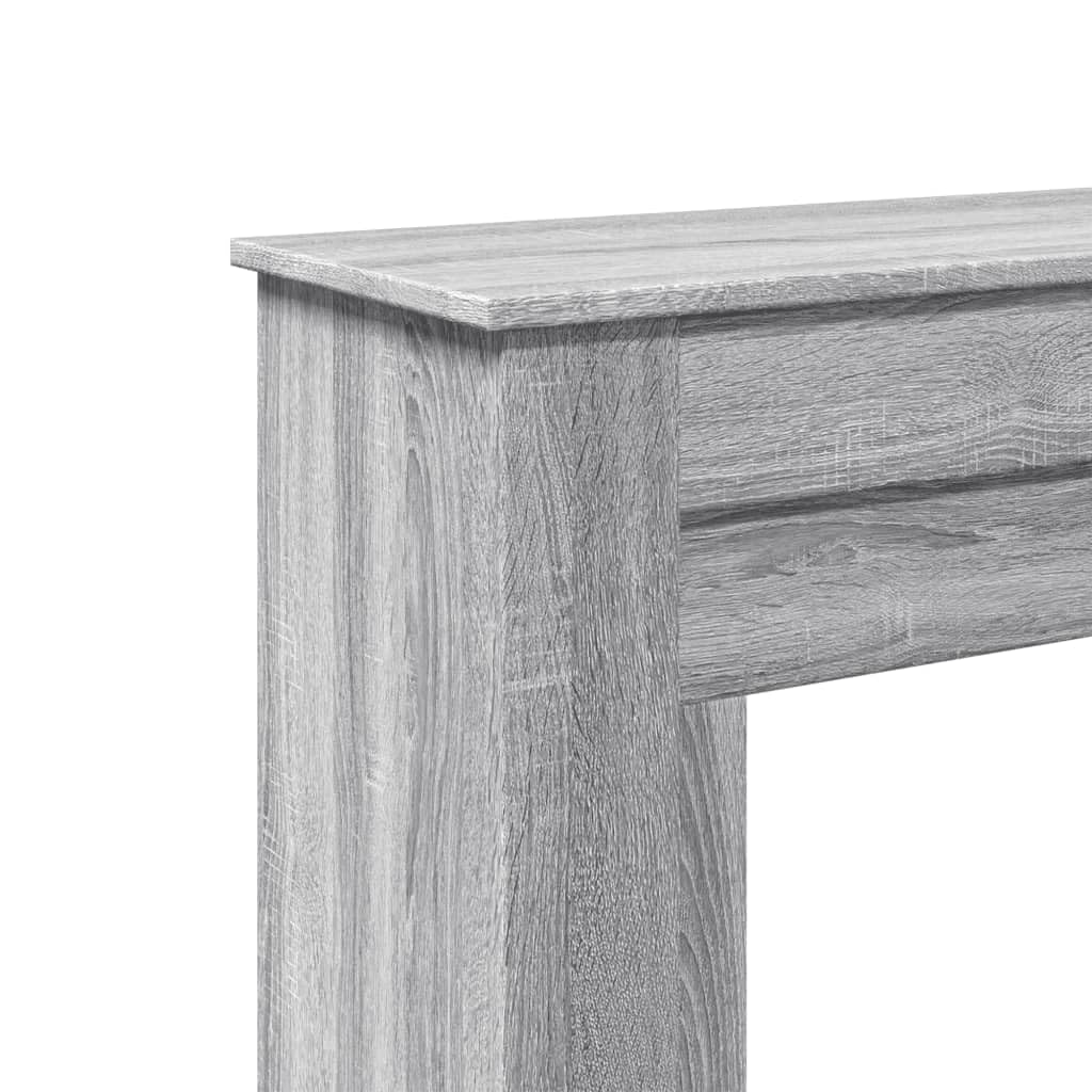 Sonoma - Marco para chimenea (madera, 90 x 30 x 90 cm, con superficie de almacenamiento para chimeneas eléctricas, accesorios para chimeneas, mobiliario de salón, seguridad y fácil de limpiar