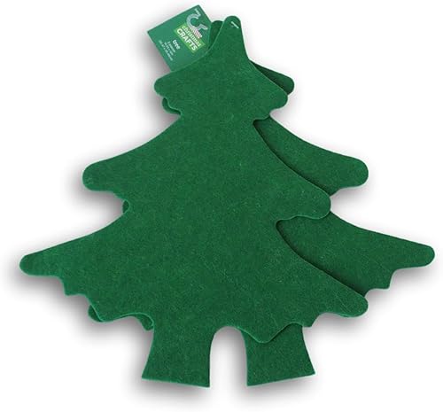 Miniatura 2 de Recortes grandes para árbol de Navidad para manualidades de niños de vacaciones, formas de fieltro, 12 pulgadas, 2 unidades