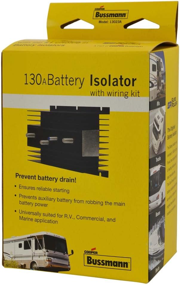 Bussmann (RB-BI-130A) 130 Amp Battery Isolator