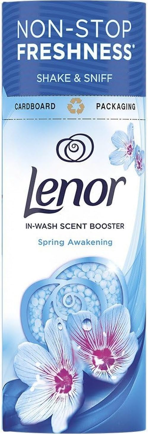 Lenor Laundry Perfume In-Wash Scent Booster Beads 176g, Spring Awakening, Non-Stop Freshness Up To 12 Weeks In Storage