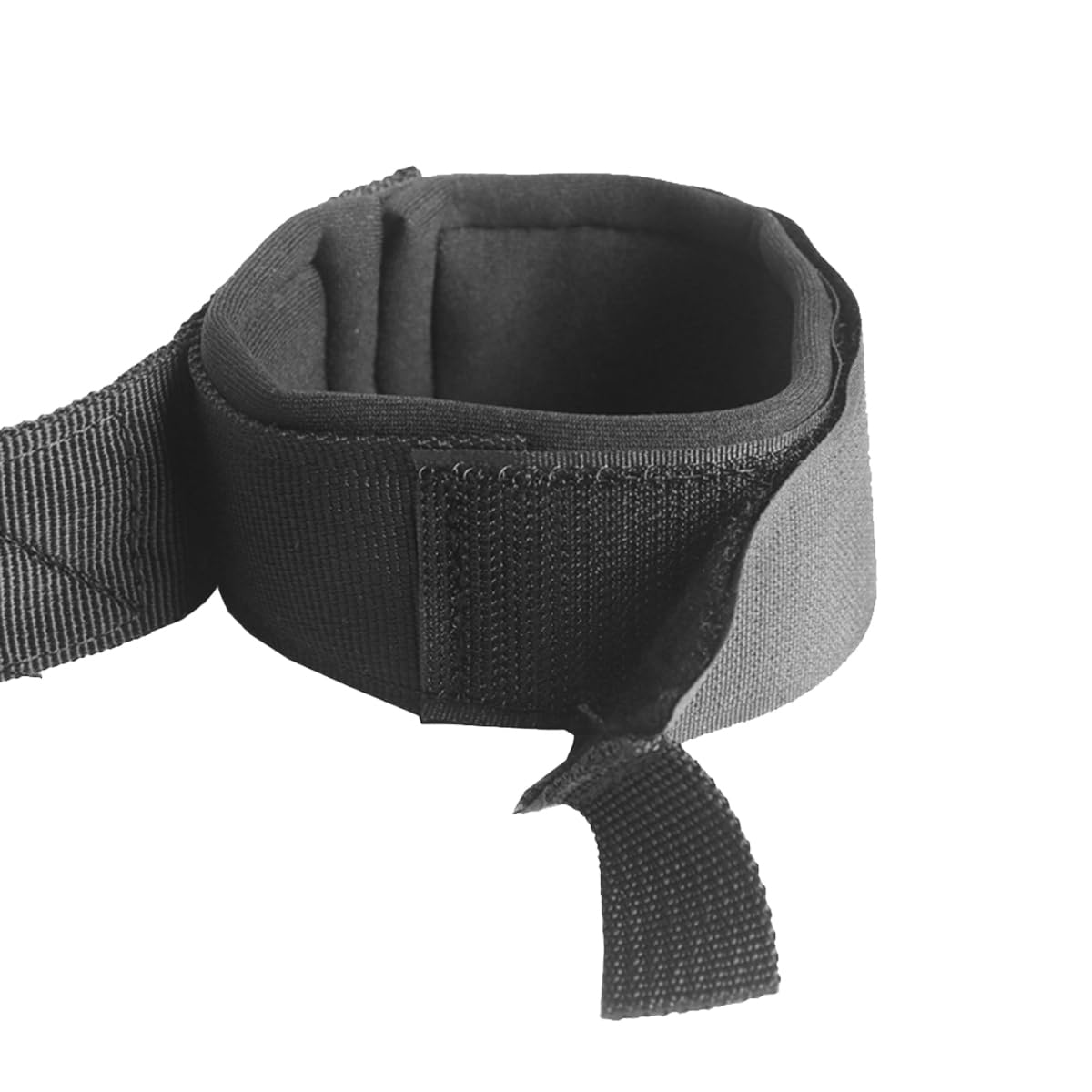 Surf-Leash Padboard Knöchelriemen Manschette Kordel Verstellbare Spiralleine Surfboard Knöchel Surffeder Bein Fußseil für Wassersport Surfbrett Schwarz