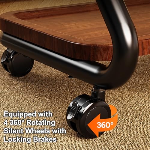 Soporte móvil para TV con ruedas para pantallas 40-100" miniatura 6
