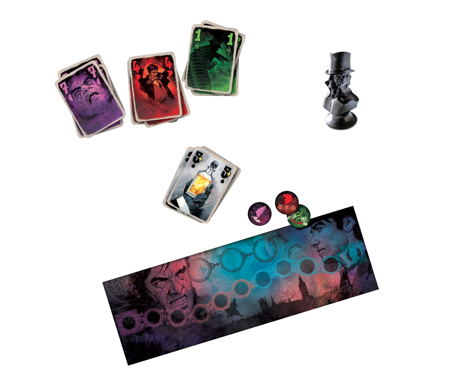 Jekyll VS Hyde - Jeu de société - Jeu 2 Joueurs - 10 Ans et Plus - Jeu de Cartes - Duel - Tactique et Rapide - Jeu de Plis - Blackrock Games