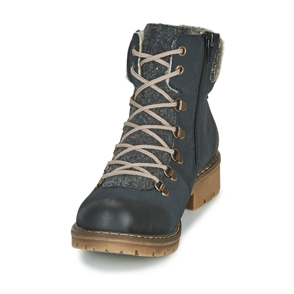 Rieker Women Ankle Boots Y9430, Ladies Lace-up Ankle Boot