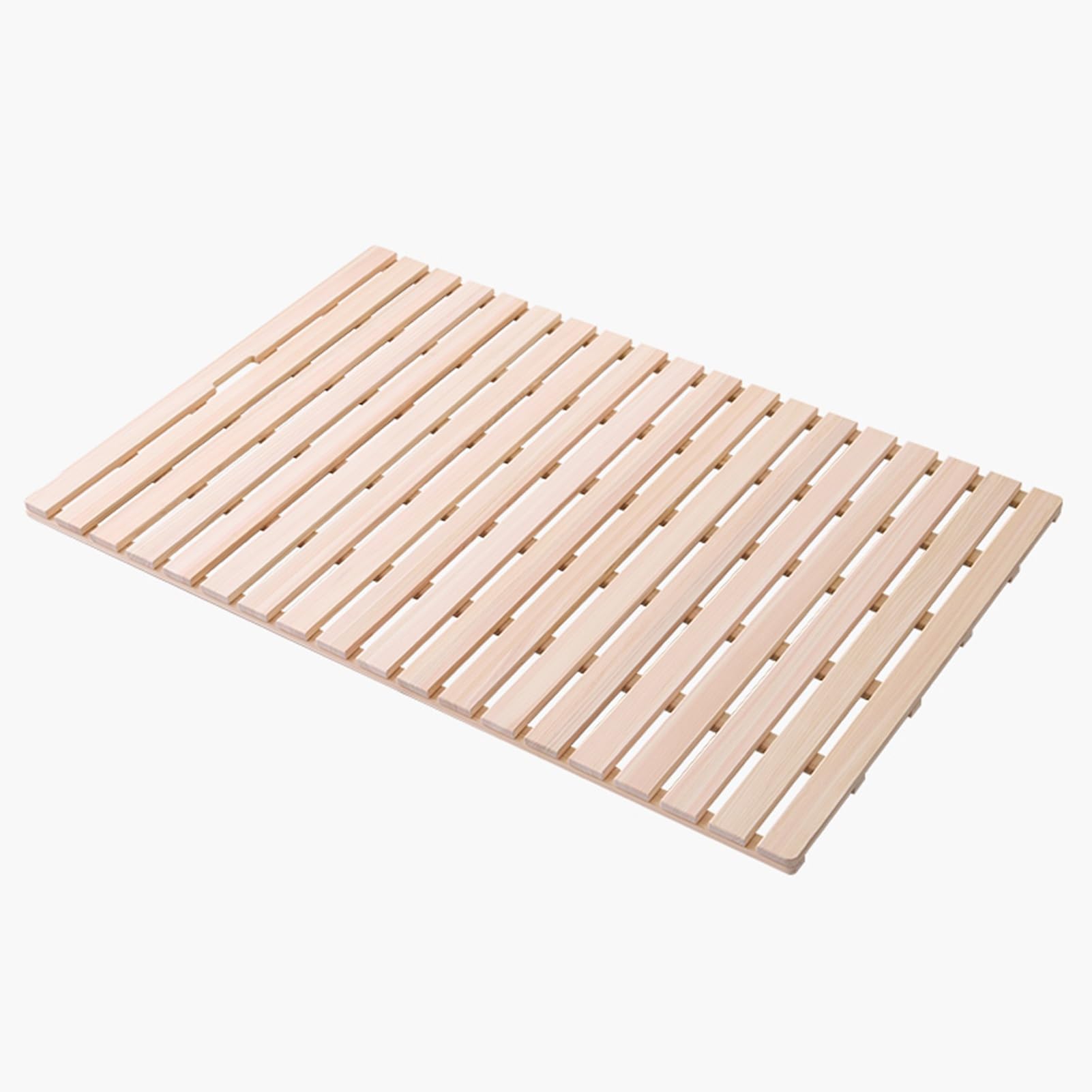 Badematte aus Holz, duschmatte aus teakholz, rutschfeste Holzböden, Füßen Duschmatte für Drinnen und Draußen, geeignet für Spa, Zuhause oder im Freien(120x80x3cm/47.2x31.5x1.2in)