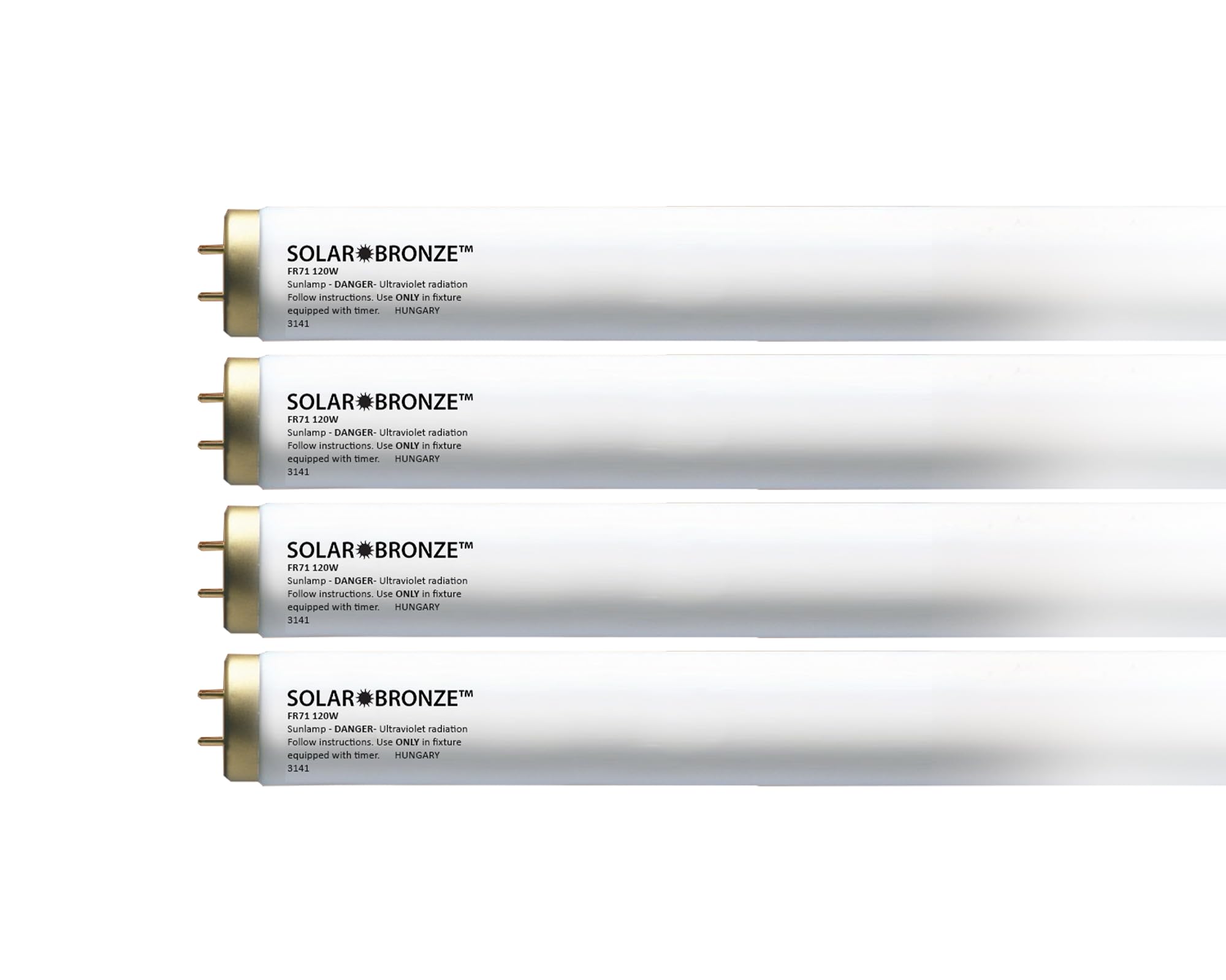 SOLAR BRONZE FR71 100/120 BI-PIN Tanning Bed Lamps (16 Pack)