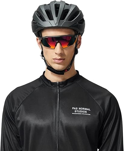 Miniatura 6 de AKSEL - Lentes de ciclismo TR90 con marco de protección UV para mujeres y hombres, gafas de sol deportivas
