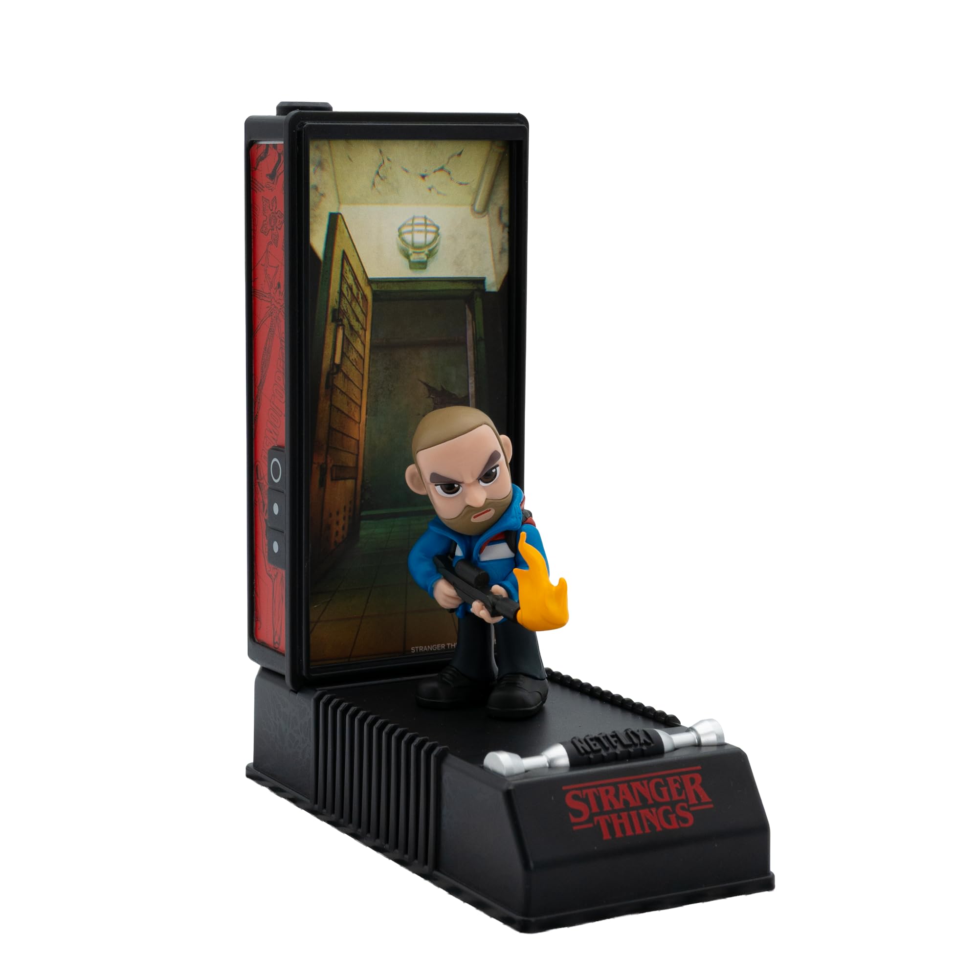 Yume 15099 Stranger Things Upside Down Capsule, 1 de 8 Minifiguras con walkie-Talkie, Figura Coleccionable con Soporte de exhibición, Netflix Merch para Fans de la Serie — view 5