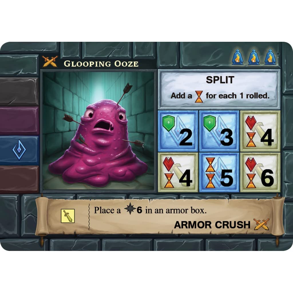 One Deck Dungeon Lot + Extension Profondeurs Abyssales + 1 Décapsuleur Blumie - Jeu de Société - À Partir de 14 Ans - 1 à 2 Joueurs