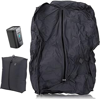 Vacpack Vacuum Bags for Travel with Wireless Pump, Reusable Compression Bags for Carry On Suitcases and Backpack, Space Saver Bags for Travel (1 Pcs with 1 Pump)