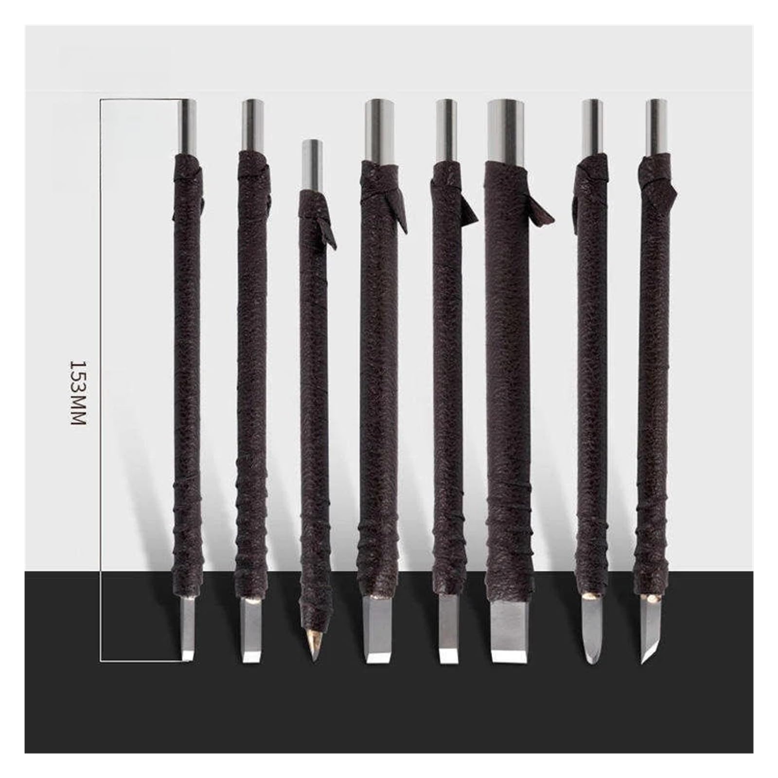 8/10 Sztuk Zestaw Narzędzi Ręcznych Do Rzeźbienia W Kamieniu Ze Stali Wolframowej Dłuto Narzędzie Obróbki Drewna(8Pcs)