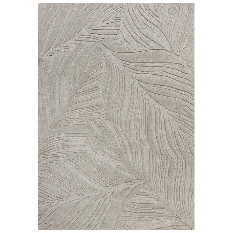 Image of Hand Tufted Modern Design Exported Collection High Low Pattern Wool Carpet for Living Room, Bedroom & Hall (Grey H, 10 x 14 Feet)