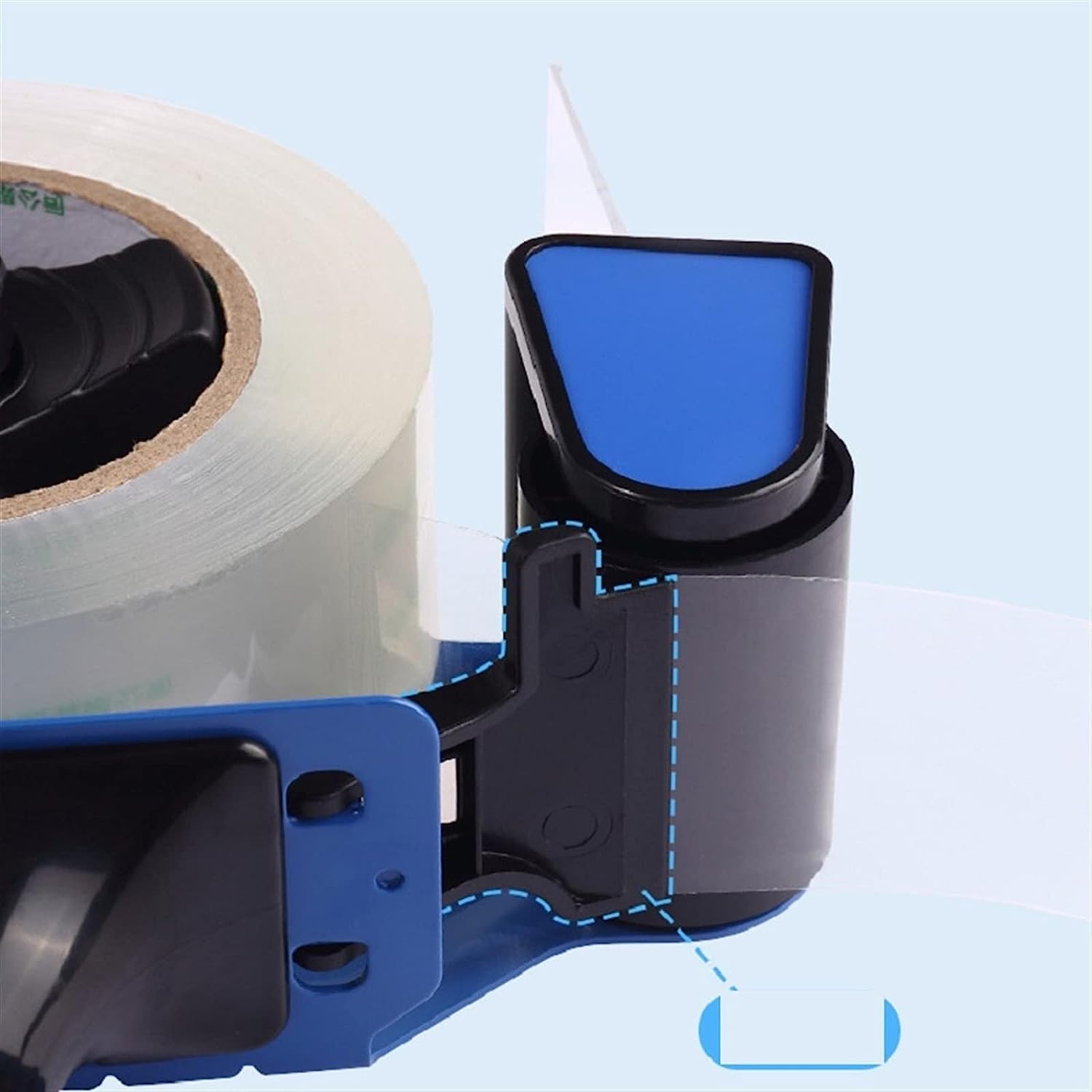 PiWine Dispenser di nastro adesivo, Dispenser di nastro da scrivania, Dispenser di nastro Dispenser di nastro adesivo Sigillante manuale Maniglia Dispenser di nastro adesivo Taglio