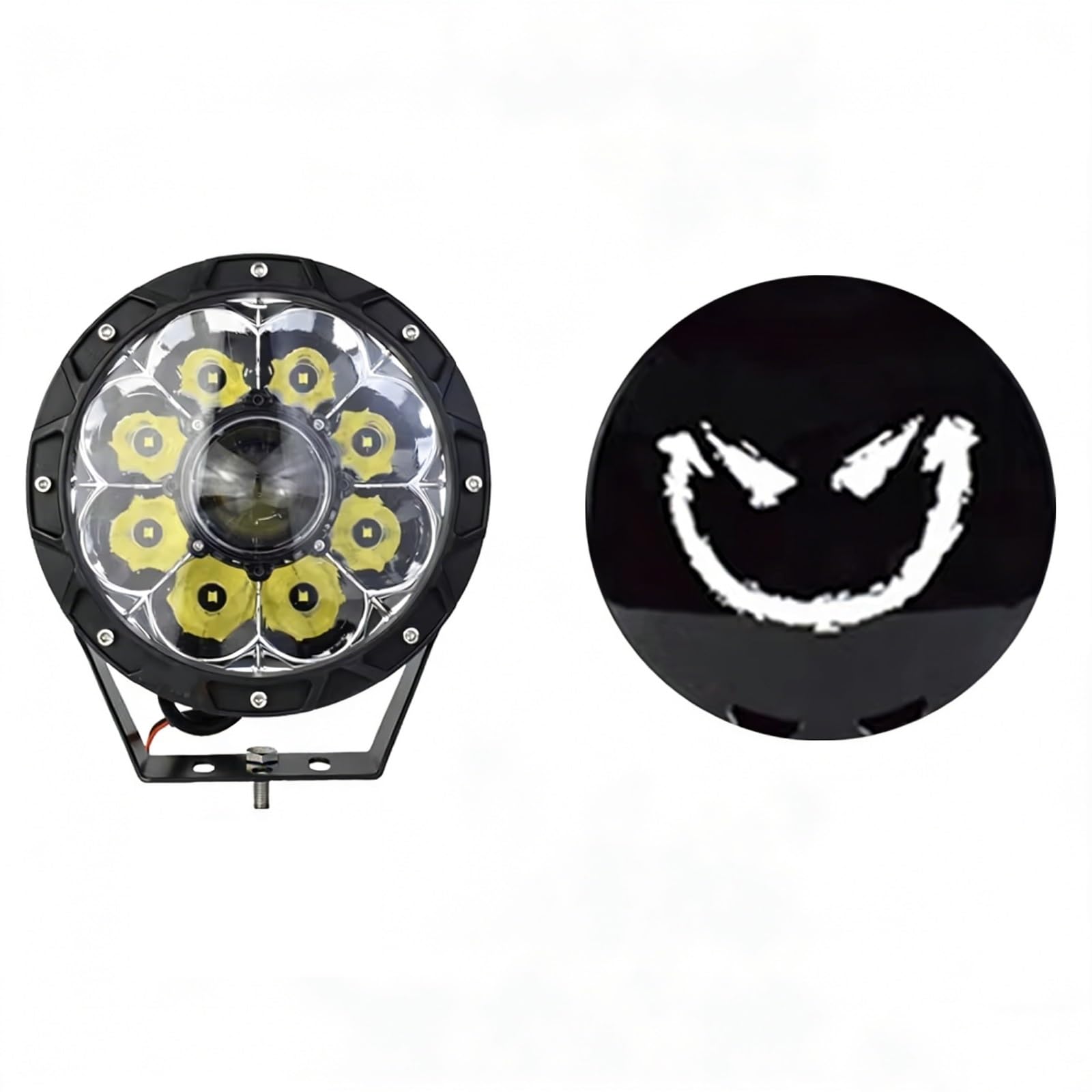 Gruppo Faro Lampada A LED Rotonda Per Guida Fuoristrada Per Camion Faro Da Lavoro Bianca Per SUV Per Jeep Faro Fanale(7inch 1pc)