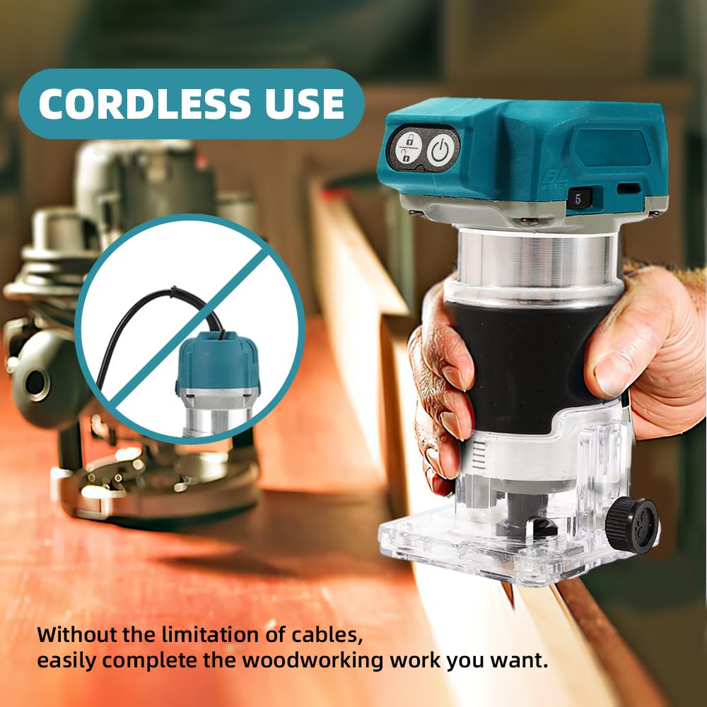 MAKITA RT001GZ16 40Vmax XGT Accu-bovenfrees/kantenfrees 6-8mm In MAKPAC Zonder Accu En Lader 150524