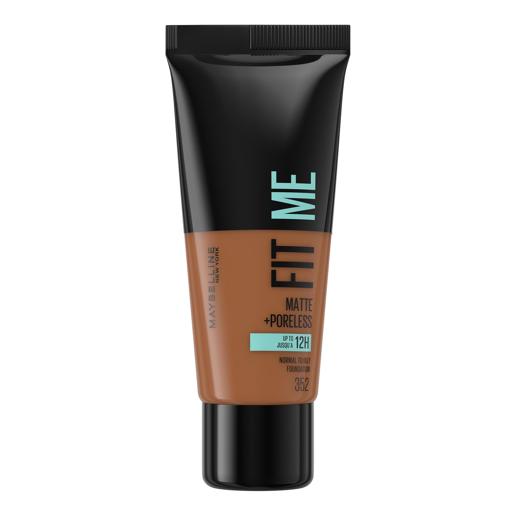 MAYBELLINENew York Fit Me Matte Poreless Foundation - 352 Truffle, 30 ml (3600531395551)