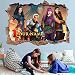DCJ® Adesivo da parete Descendants 2 3D Wall Decal Adesivo da parete personalizzato Adesivo rimovibile in vinile Wall Art Decor