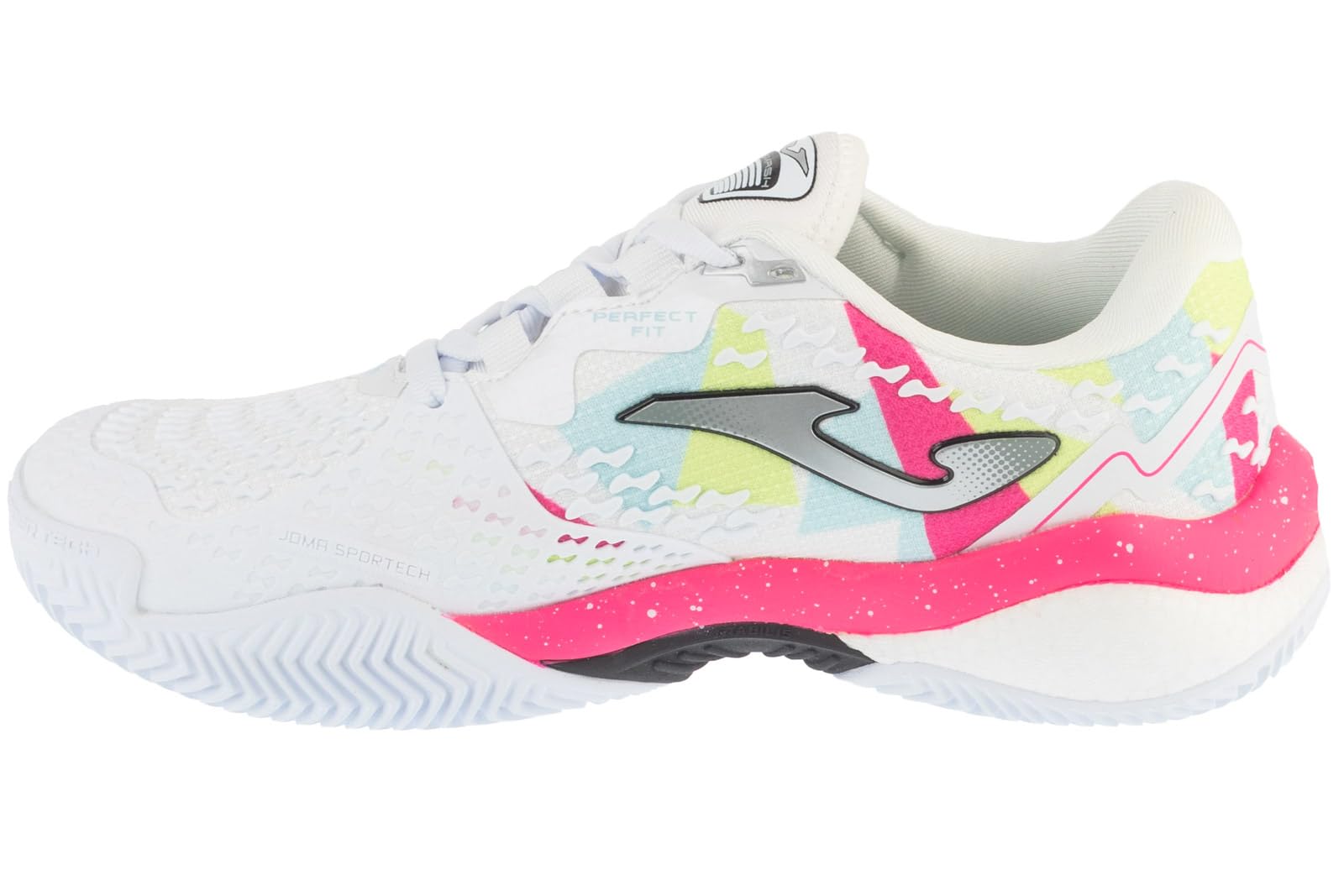 Joma Smash Lady Padel Shoes, Blanco, 39 EU