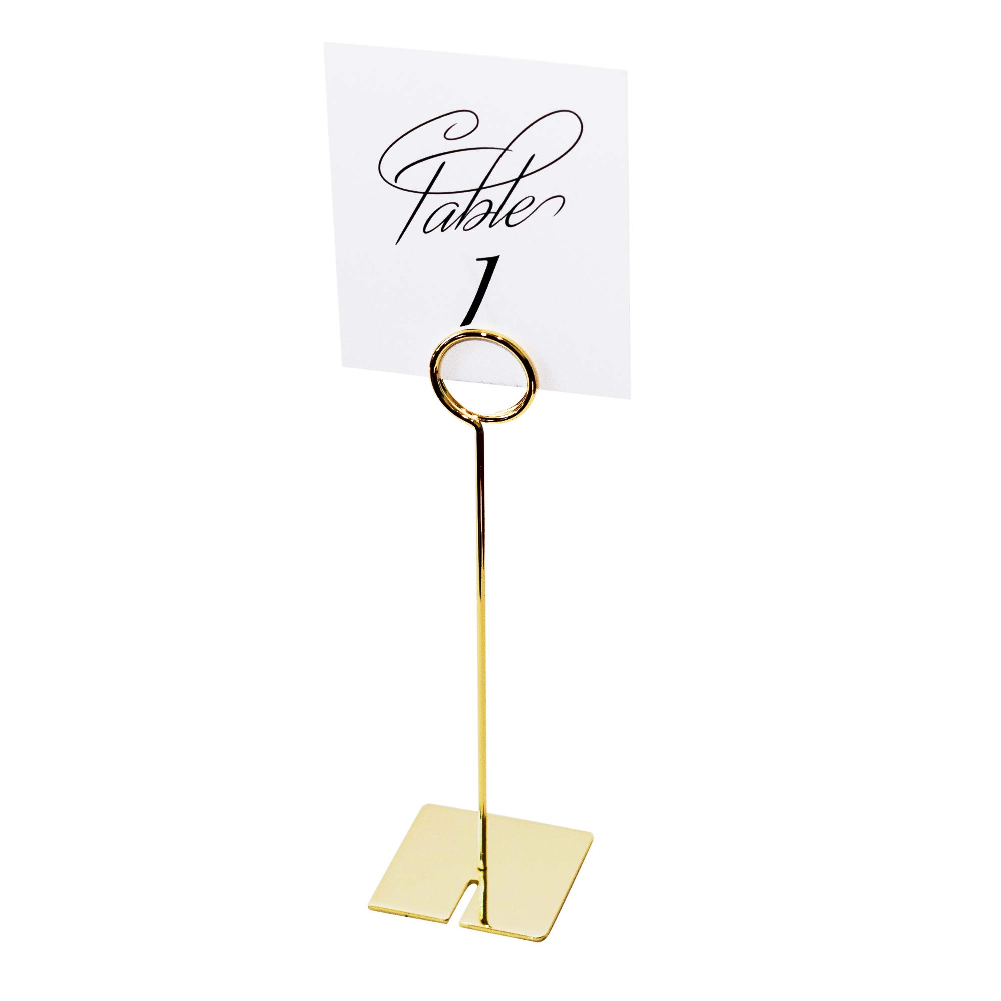 Buy Festa Gold Table Card Holder 12 Set 8 inch Numbers 112 Extra