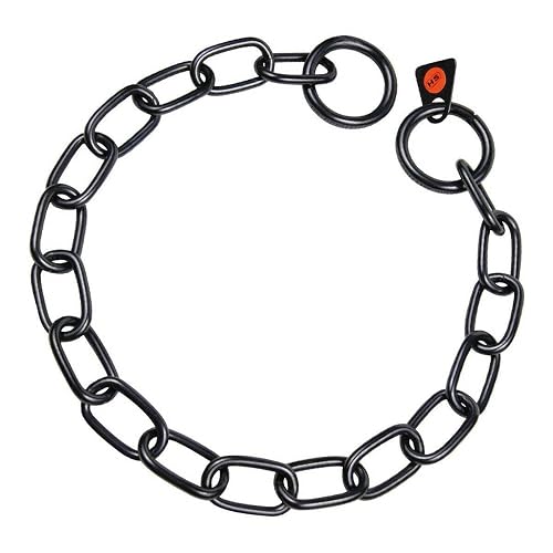 HS SPRENGER Collar eslabón corto - Acero inoxidable negro