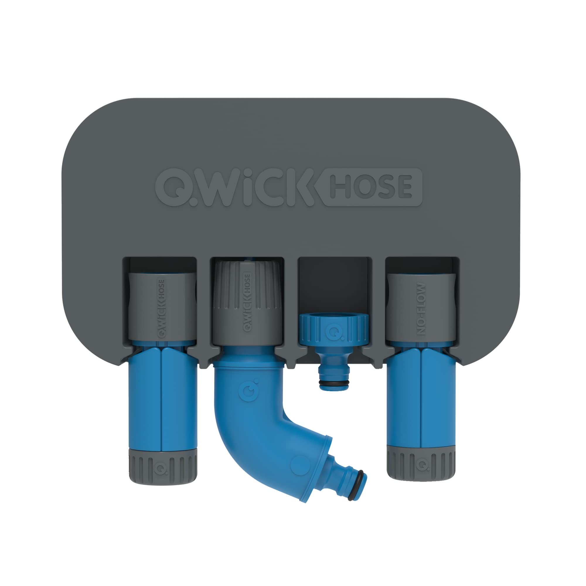 Qwickhose5 Piece Hose Connector Set – Strong Universal Hose Fittings for Garden Hosepipes & Outdoor Tap