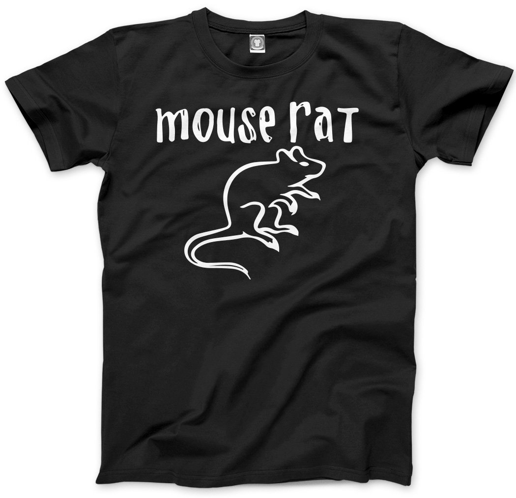 HotScamp Mouse Rat Men's Unisex T-Shirt - Black X-Small