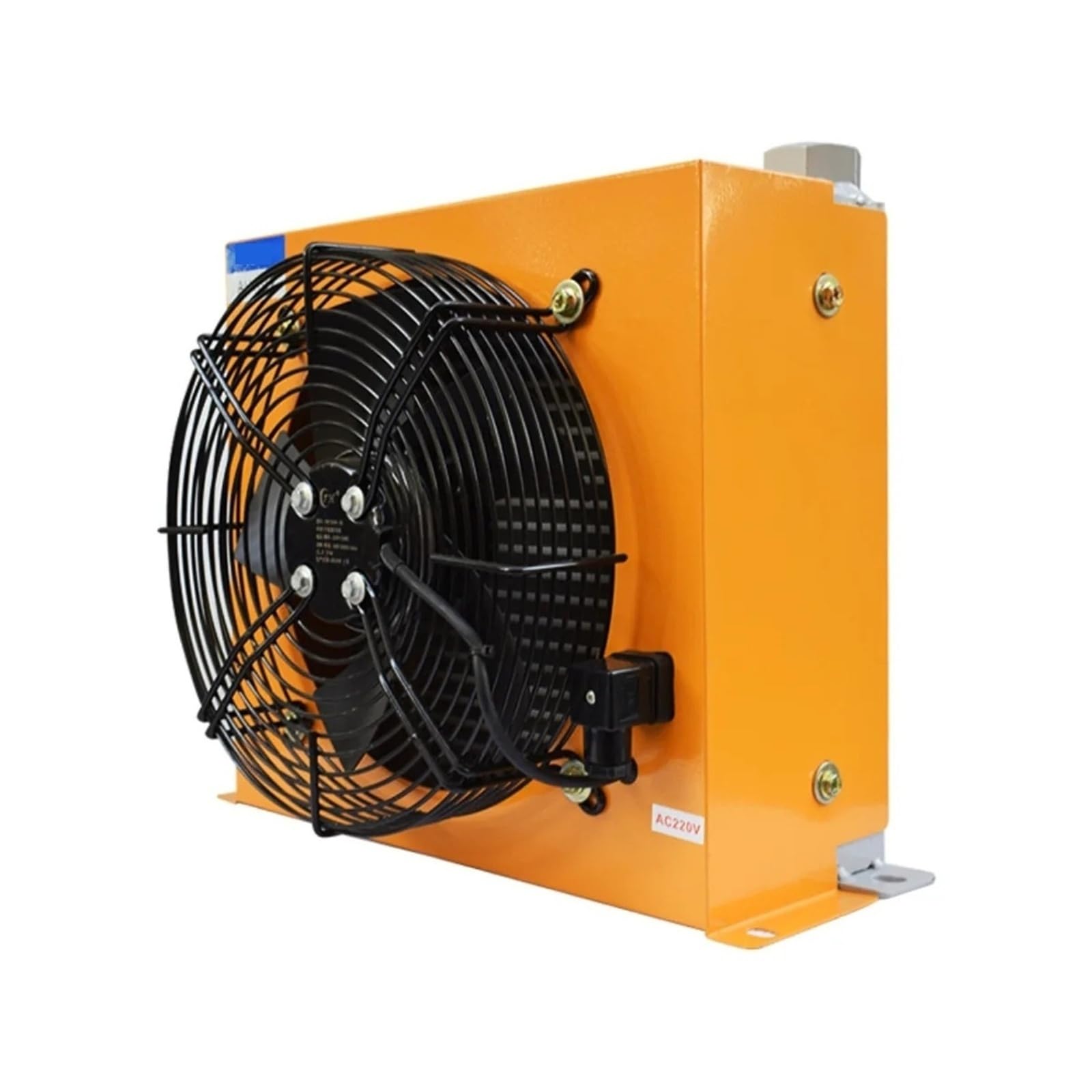 AH1012T-CA 100L/MIN Radiatore dell'olio idraulico Piastra-Fin Raffreddato ad aria Radiatore dell'olio Escavatore in alluminio Ventola Operazione stabile