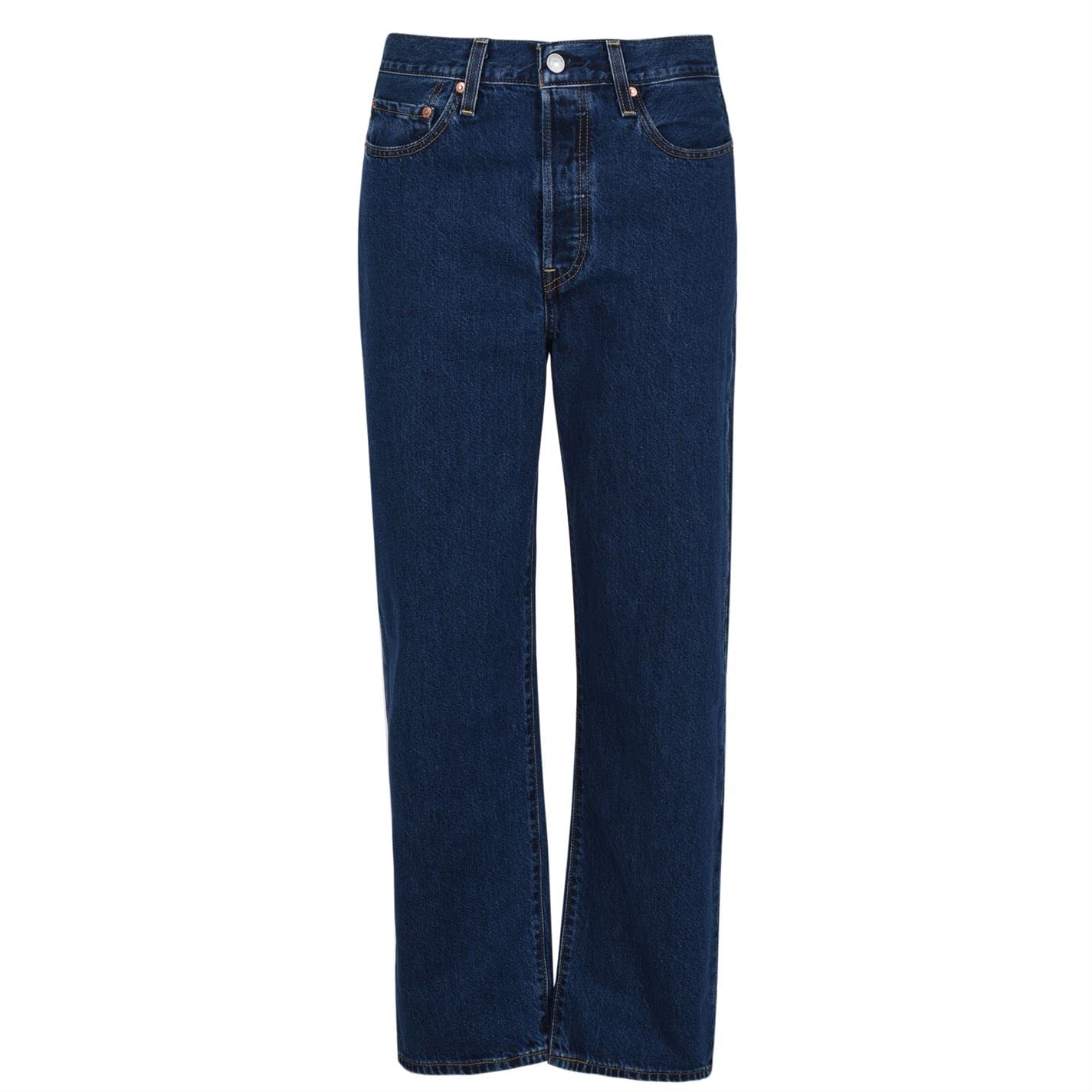 Levi's Damen Ribcage Straight Ankle Jeans,Dark Mineral,31W / 27L