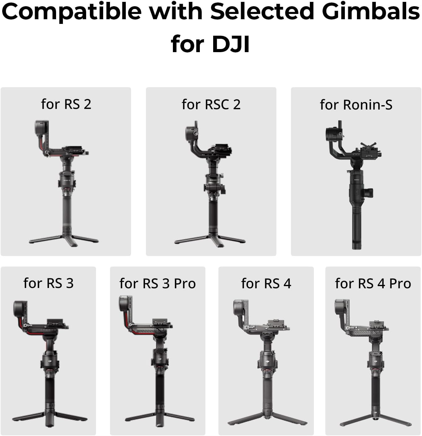 SMALLRIG カメラクイックリリースプレートアダプター Arca-Swiss DJI RS 2 / RSC 2 (RS2 / RSC2) ジンバル - 3061