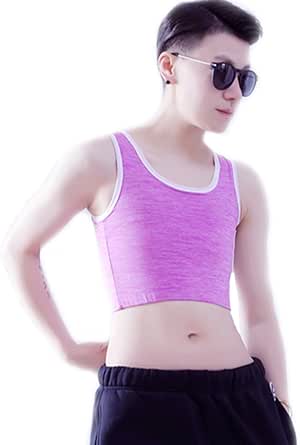 BaronHong Trans Lesbian Tomboy Chest Strap Quick Dry Swimwear Set Tank Top Bathing Bottoms, Black, S BaronHong Trans Lesbian Tomboy Chest Strap Quick Dry Swimwear Set Tank Top Bathing Bottoms, Black, S