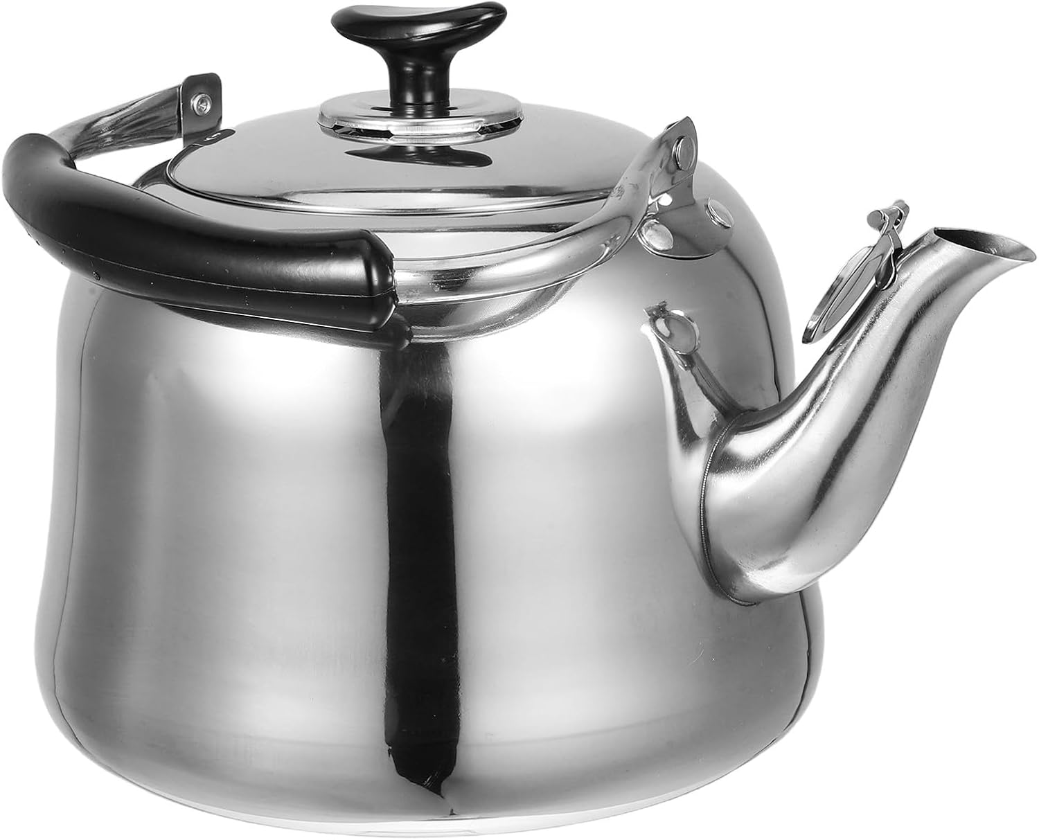 Stainless Steel Stove Top Kettle 4.0l Whistling Tea Kettle Thickened Classic Teapot for Boiling Water on Gas and Induction Cooktops