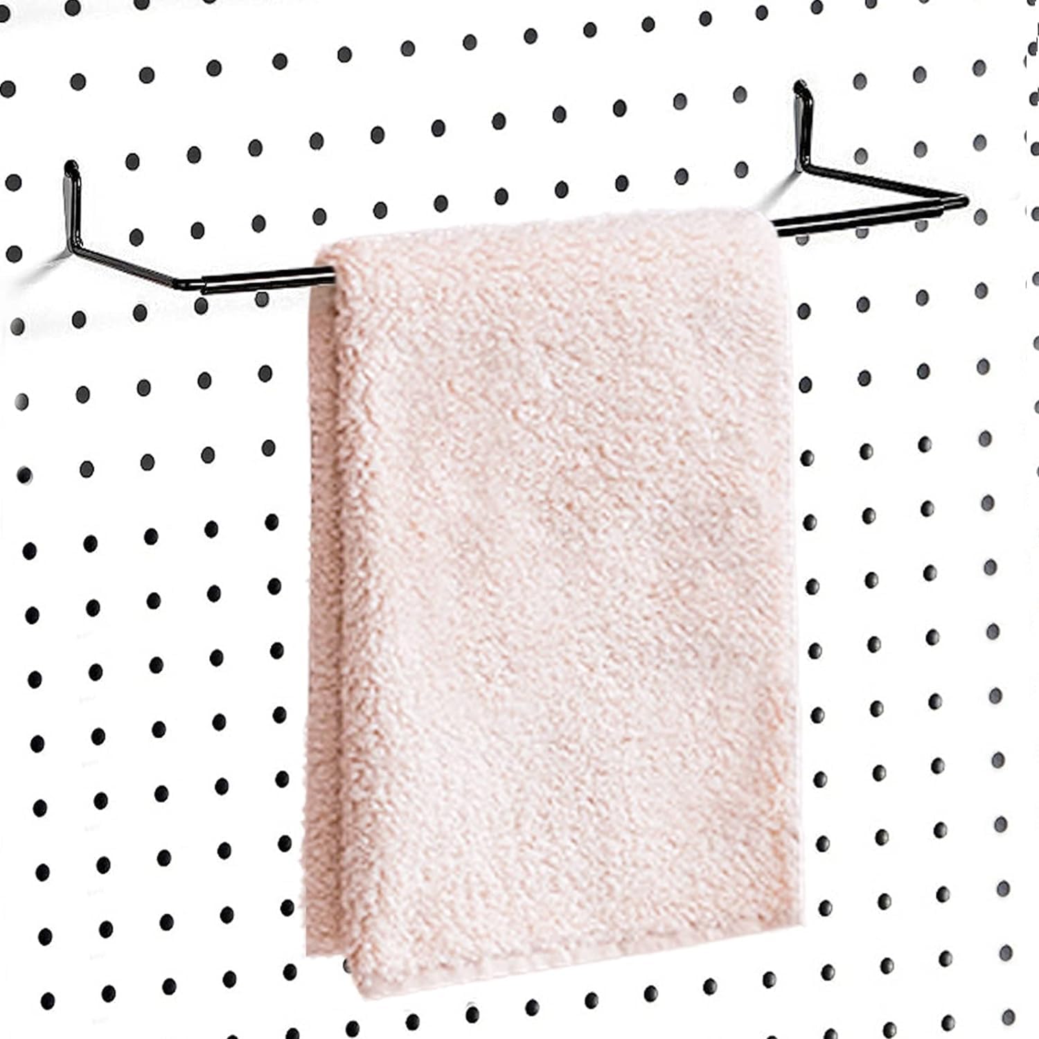AccEncyc Paquete de 4 ganchos para toallas de papel, toallas de cocina, calcomanías, cintas, gran organizador de tablero de clavijas, accesorios para taller, garaje, cocina