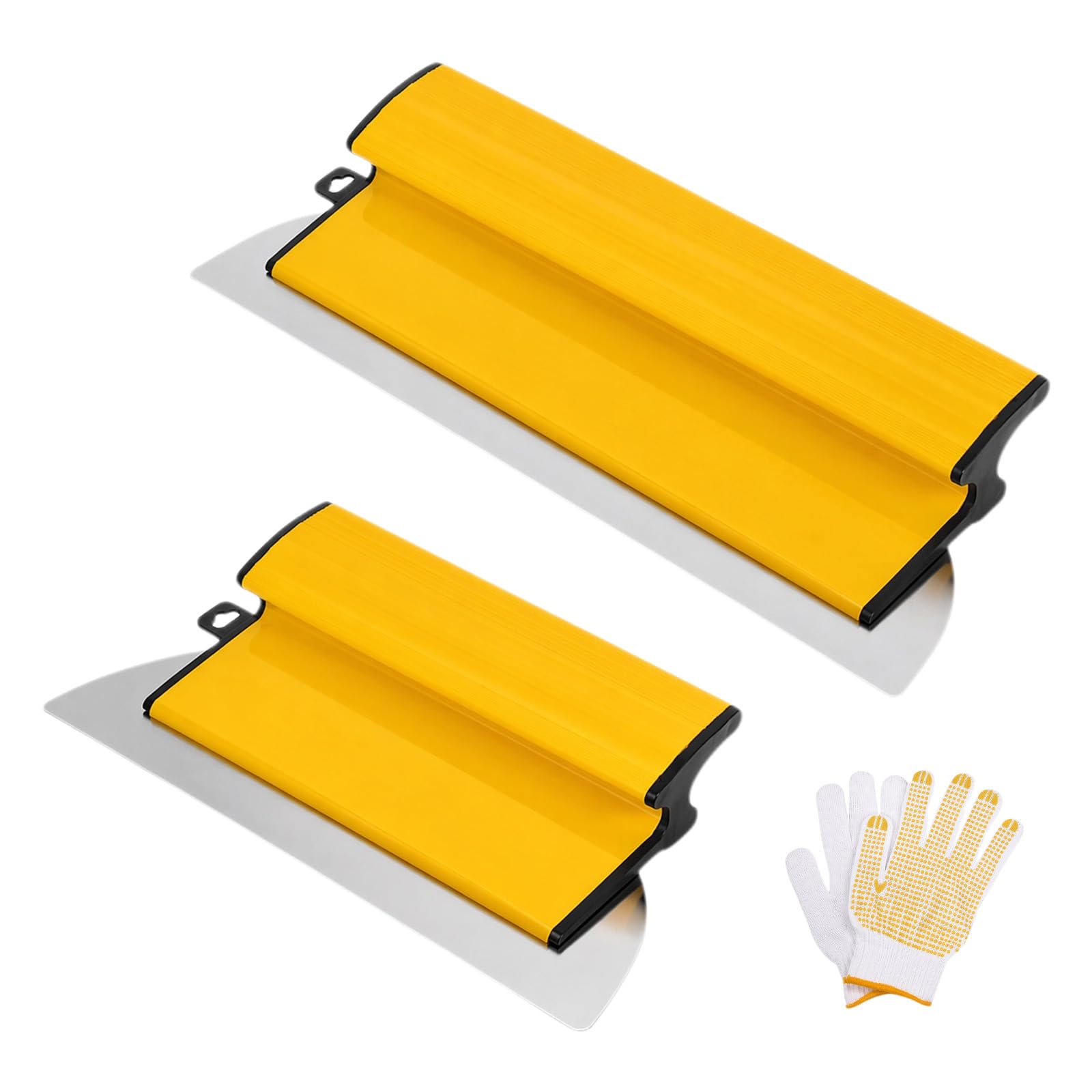 3Pcs Drywall Skimming Blade Set, 25/40cm Plastering Spatula Trowel