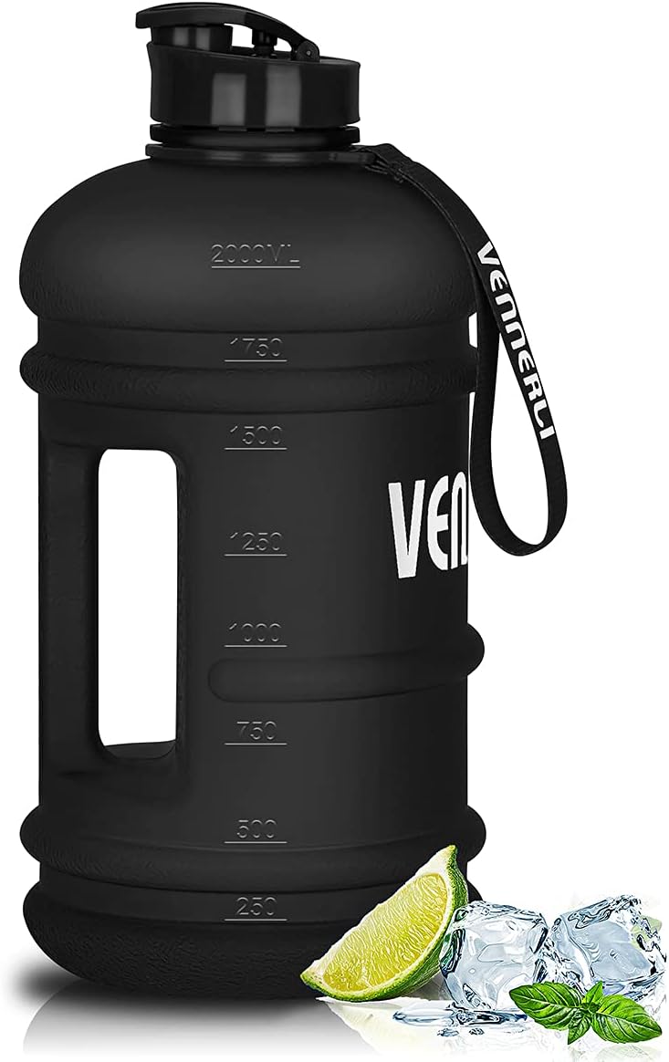 COVACURE Trinkflasche Sport - 2.2 L / 3.78 L Wasserflasche, Groß