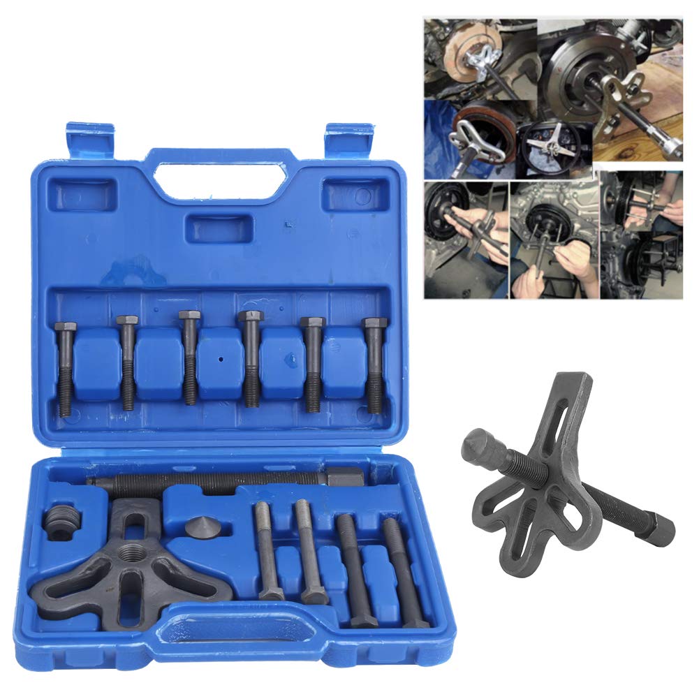 Kit d'extracteur de Volant 13 pièces extracteur de Volant Moteur dissolvant équilibreur harmonique poulie de Vitesse Outil de réparation de Voitureextracteur de poulie extracteur de poulie