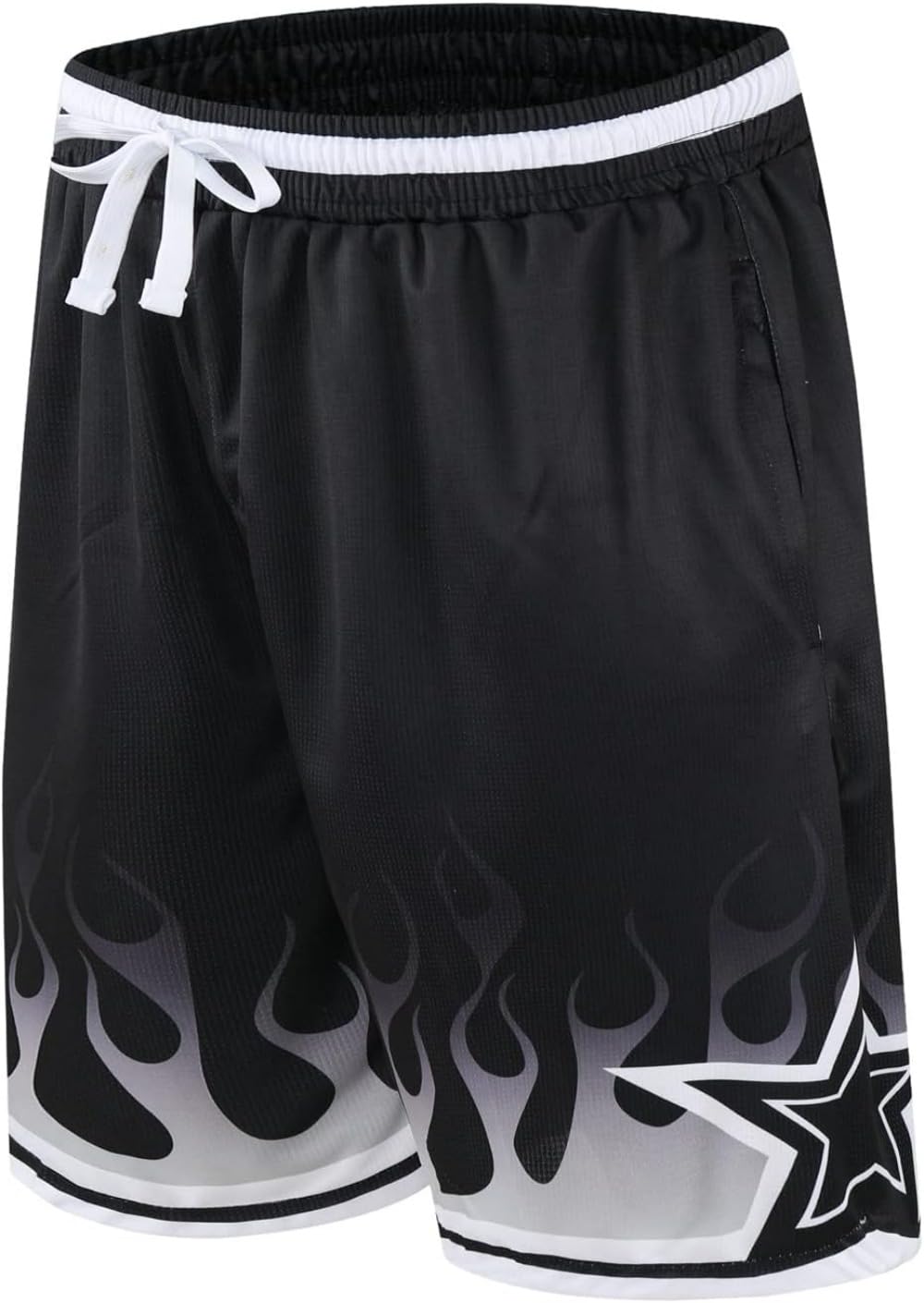 2 3 Pack Basketball Shorts with Zipper Pockets for Men Active Athletic Shorts