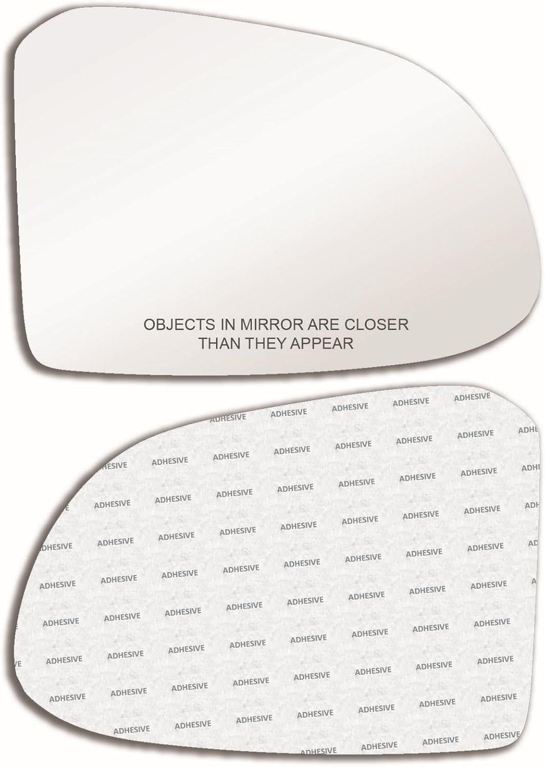 New Mirror Glass with Full Size Adhesive for 2019-2023 Hyundai Santa Fe Passenger Side View Right RH